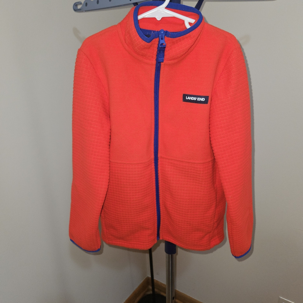 Lands' End Boys Fleece Zip Up